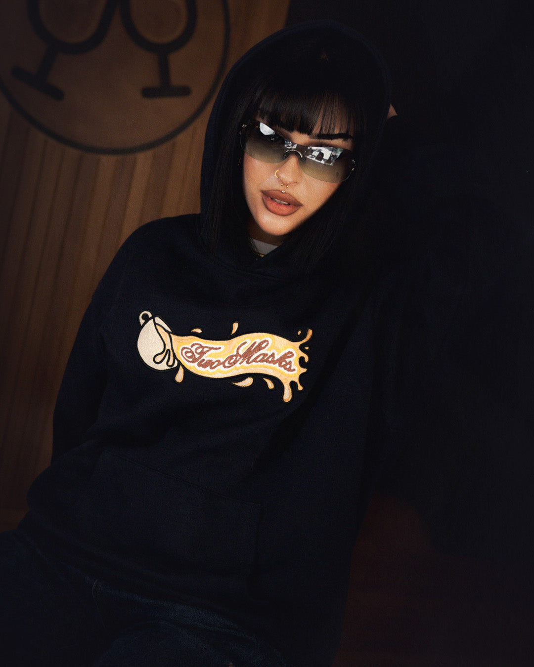 Coffee Hoodie - Azul Marino