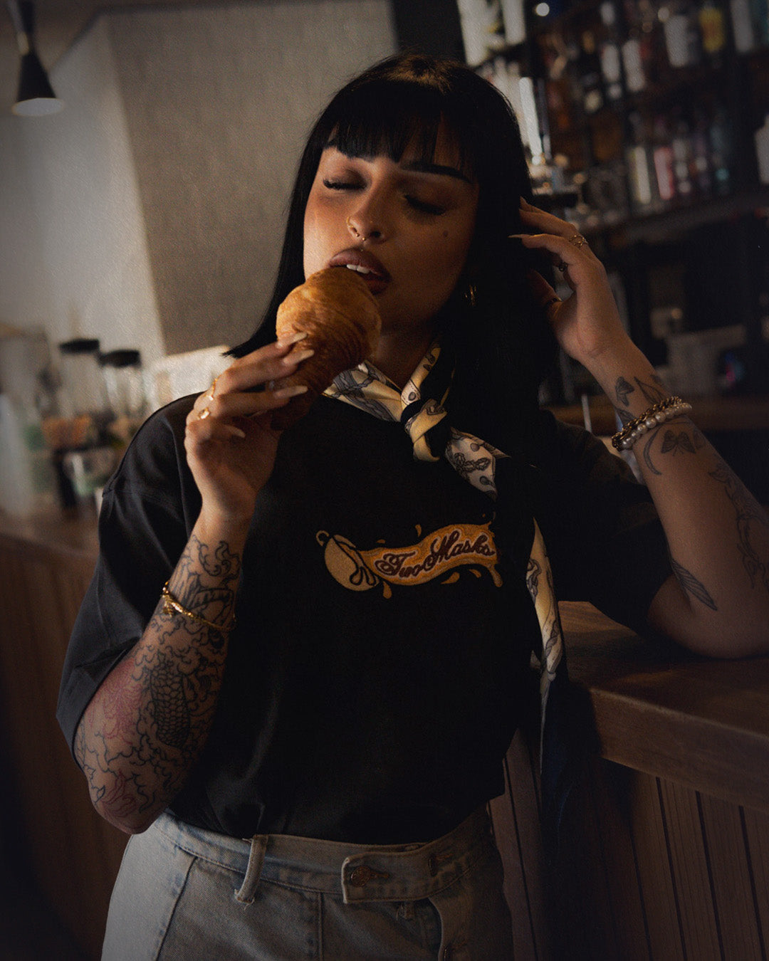 Coffee Tee - Gris Oscuro